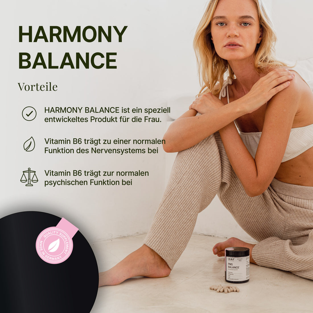 HARMONY BALANCE | Pinienrinde, Ashwagandha, Gingko, Vitamin B6